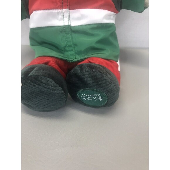 STARBUCKS 2019 10" Plush Ski Teddy Bear Bearista Christmas LE Holiday Collection - Picture 9 of 10